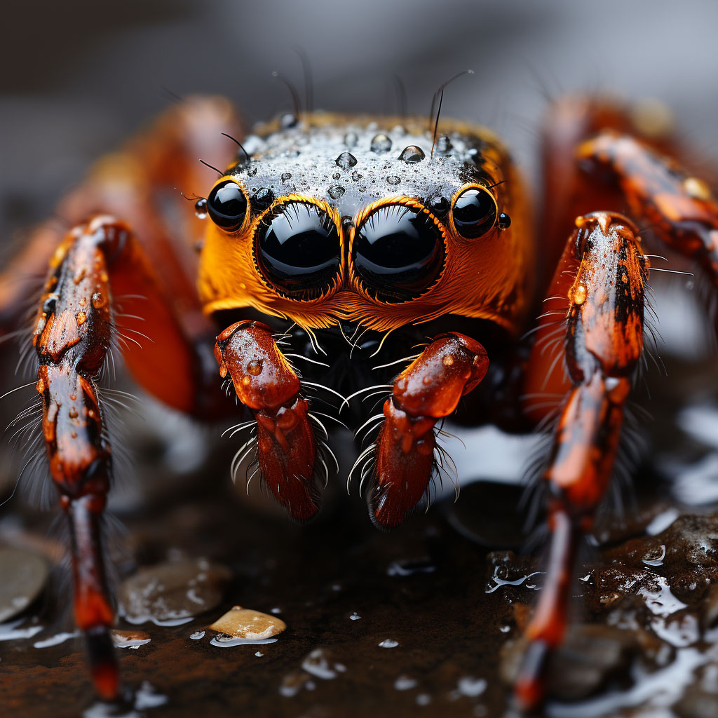 a-microscopic-shot-of-a-red-spider